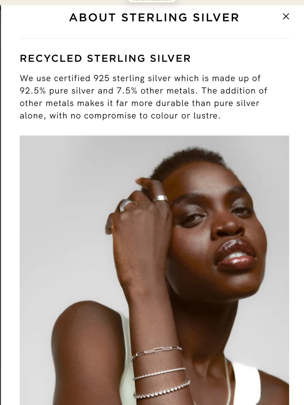 ✨ LIKE NEW – Monica Vinader Siren Muse Huggie Earrings (Sterling Silver) ✨ - Picture 3 of 10